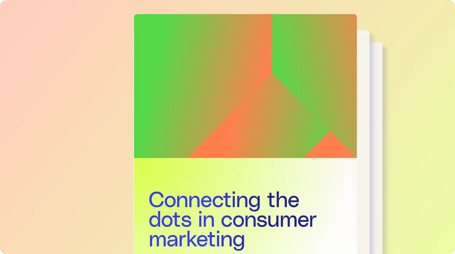 Connecting the dots in consumer marketing