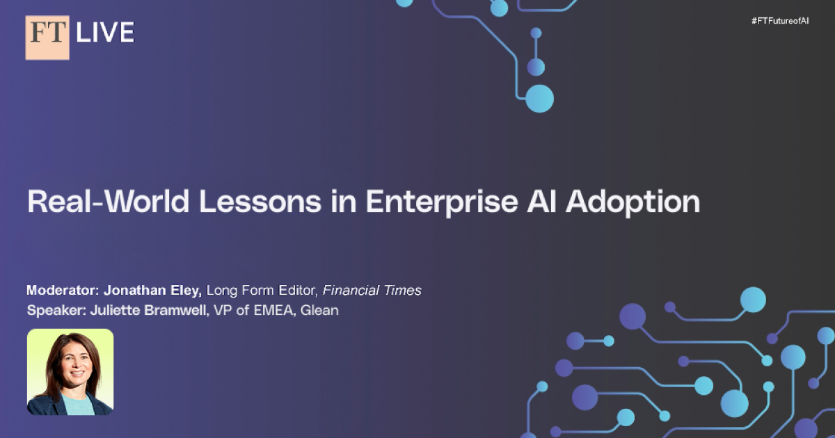 Financial Times x Glean: Real-World Lessons in Enterprise AI Adoption