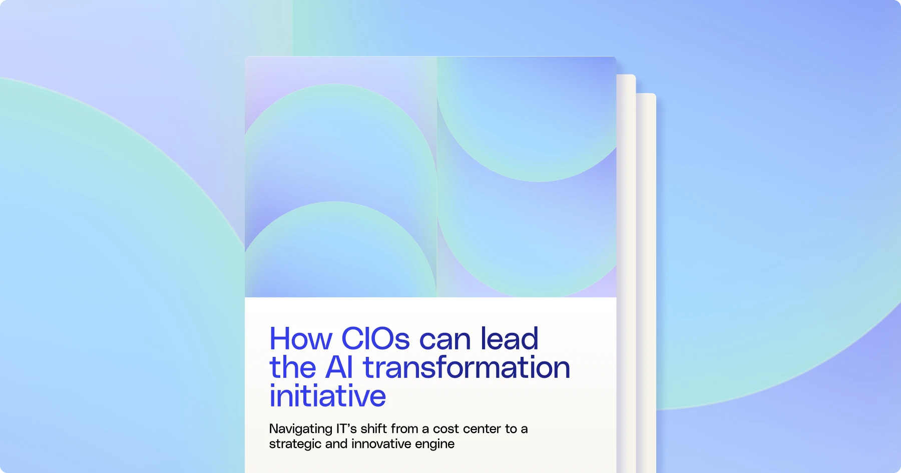 How CIOs can lead the AI transformation initiative