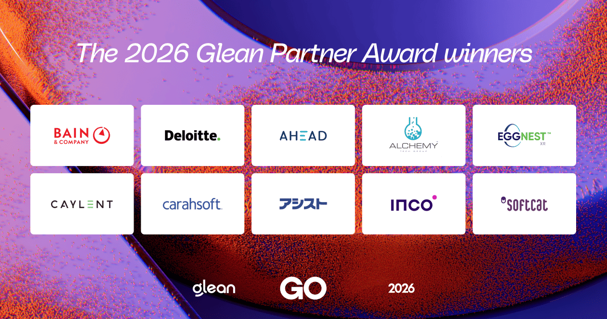 Celebrating the 2026 Glean Partner Award Winners