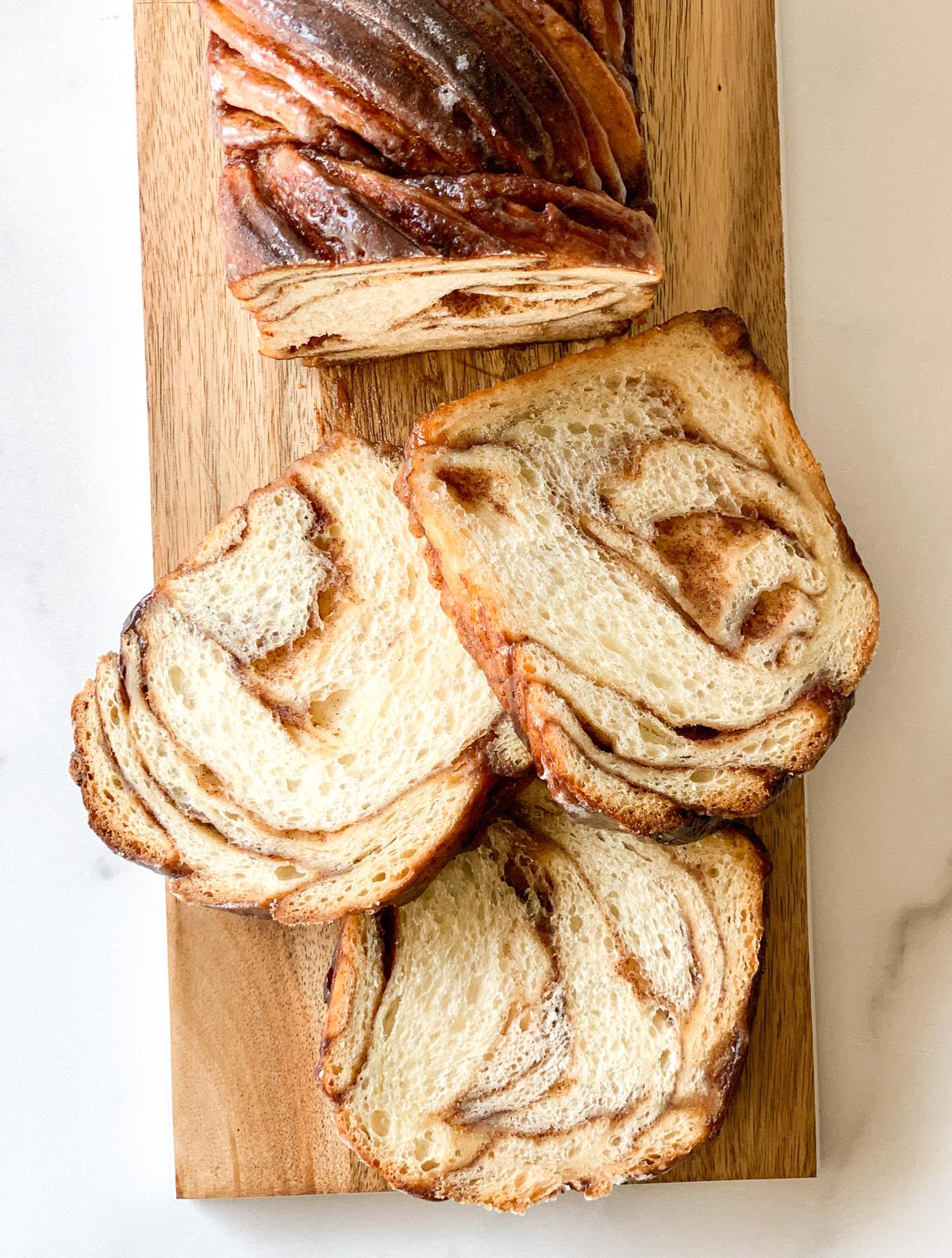 Sourdough Cinnamon Babka Loaf