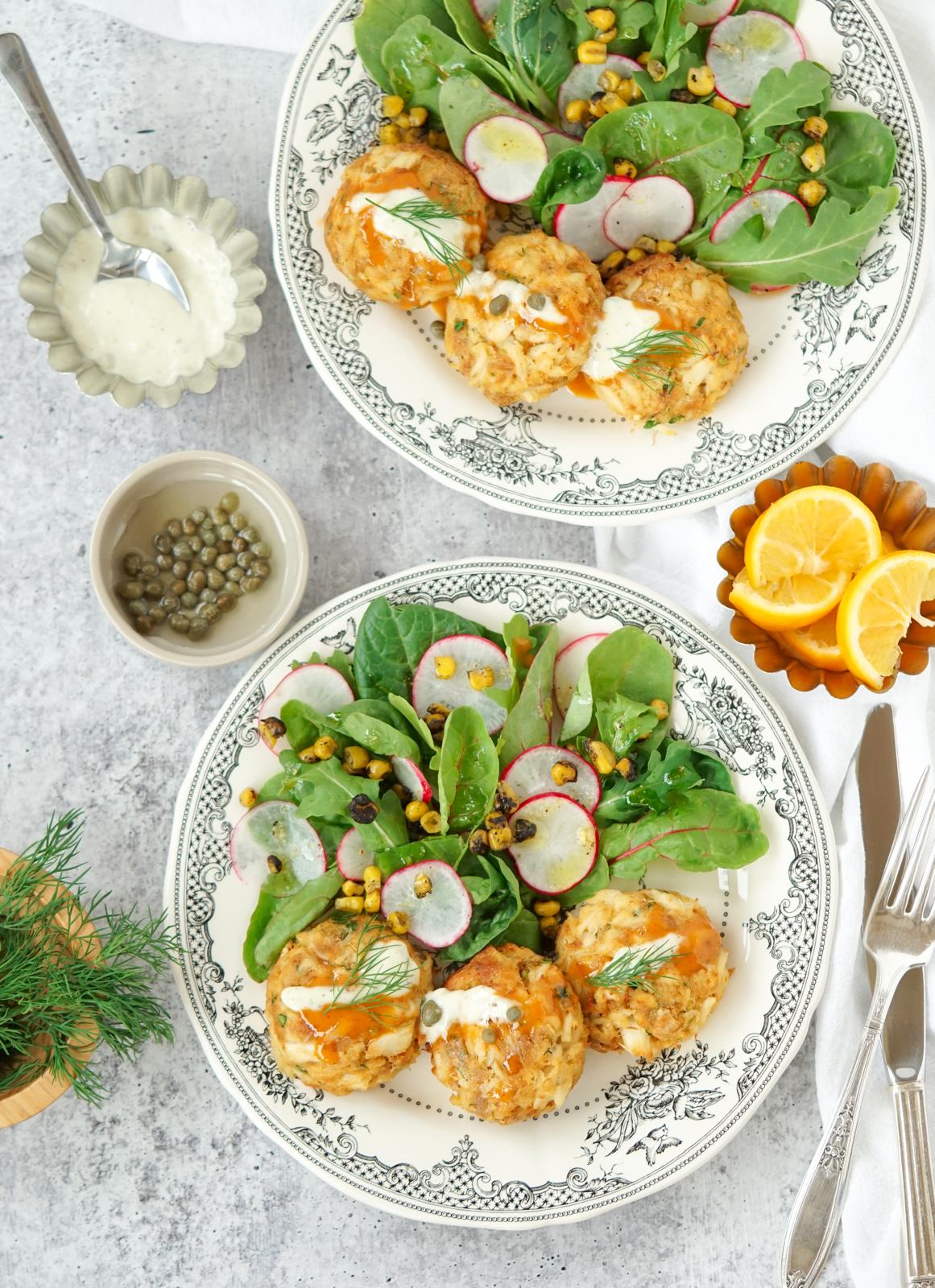 Crab Cake Salad