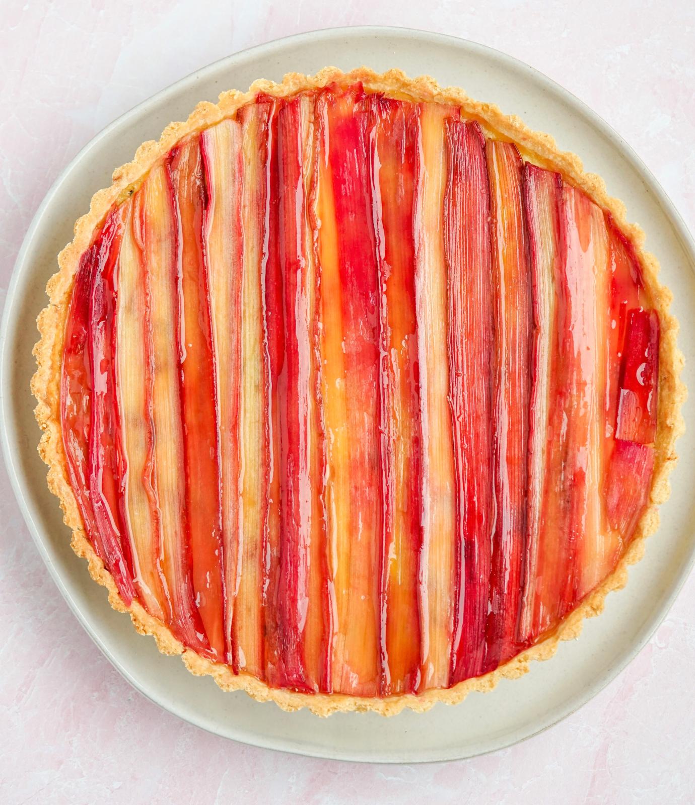 Rhubarb Custard Tart