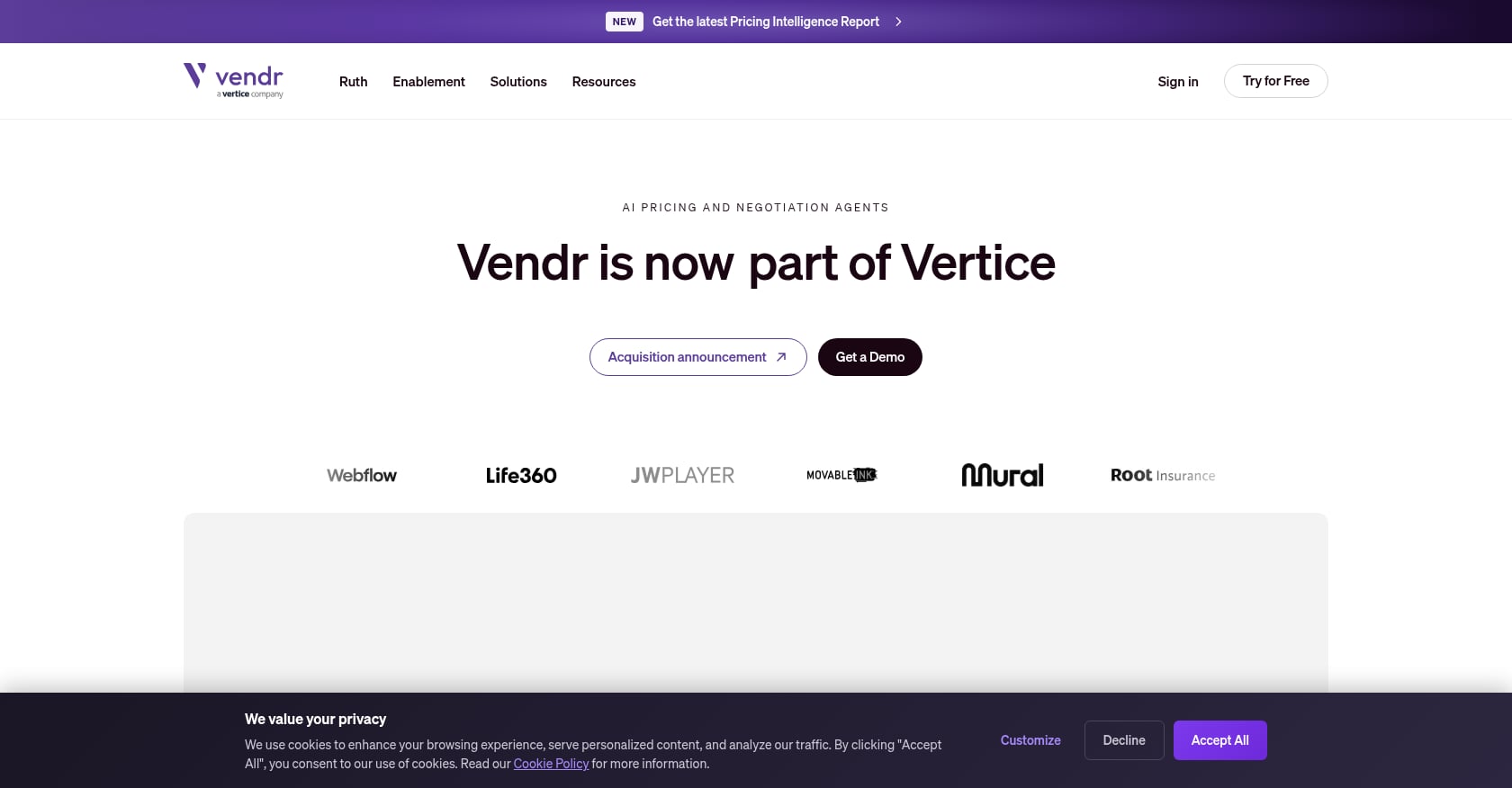 Vendr Screenshot