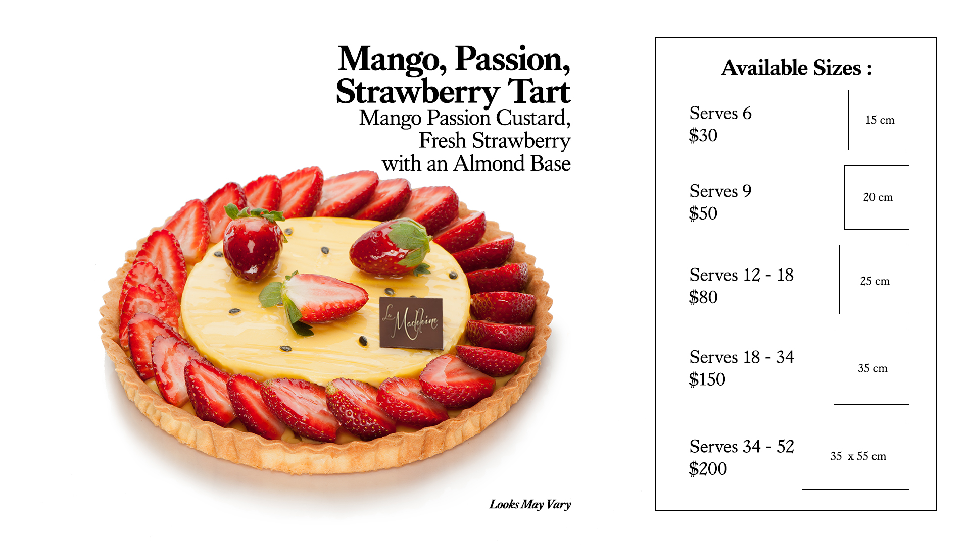 Mango Passion Strawberry Tart
