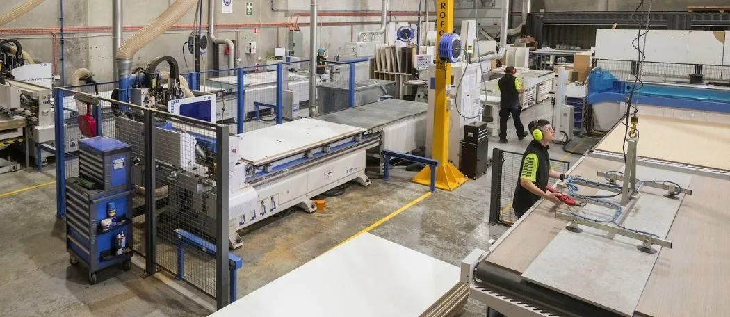 Craftmark wholesale cabinet maker working in factory in NSW