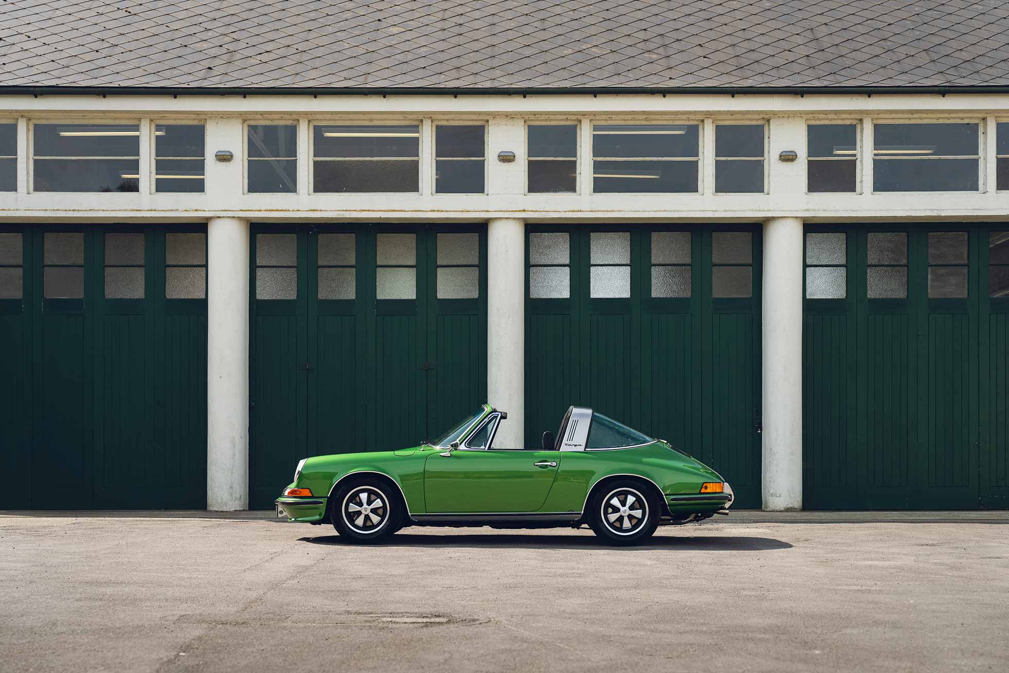 For sale 1973 Porsche 911S Targa. Sports Purpose Porsche Specialists. Bicester Heritage, Bicester, Oxon, Oxfordshire