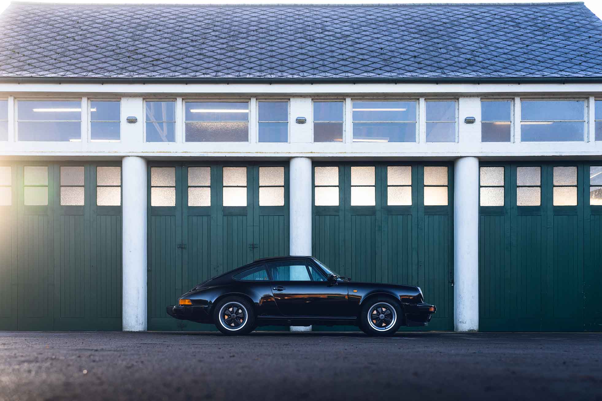 For sale 1989 Porsche 911 3.2 Carrera. Spots Purpose, Porsche specialists, Bicester Heritage, Bicester, Oxon, Oxford, UK