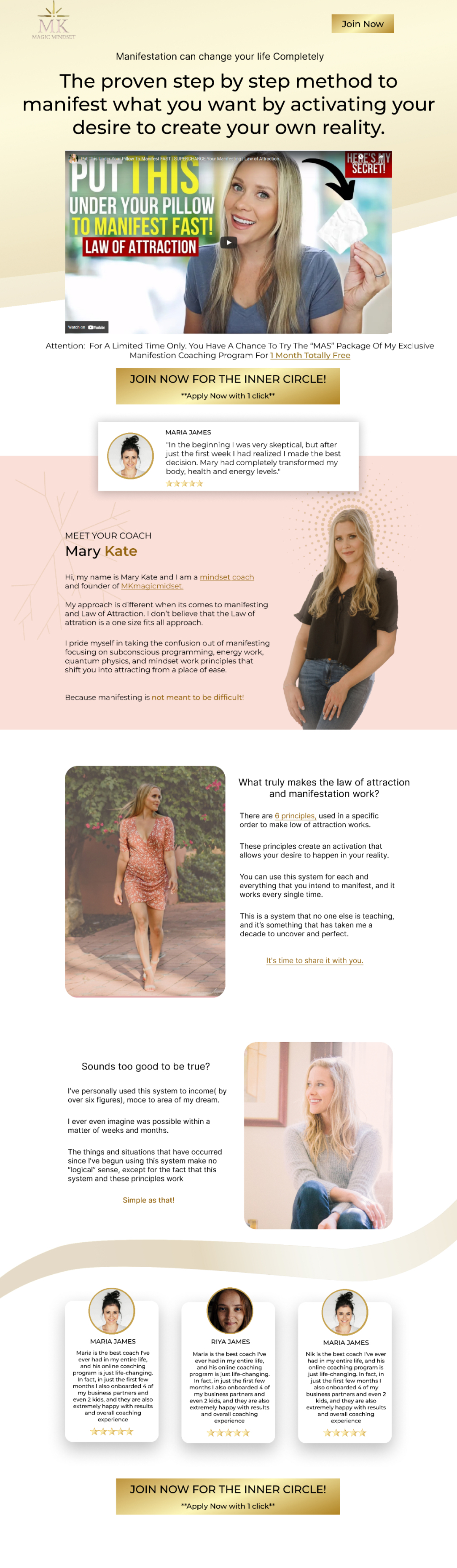 A screenshot of web page