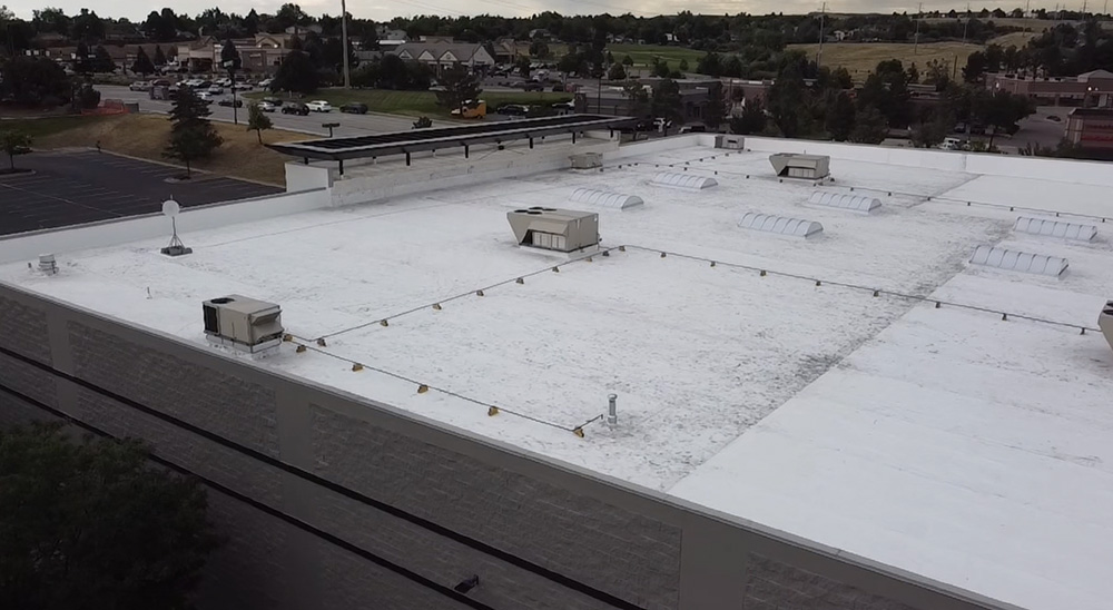 commercial roofing solutions from peak roofing and solar