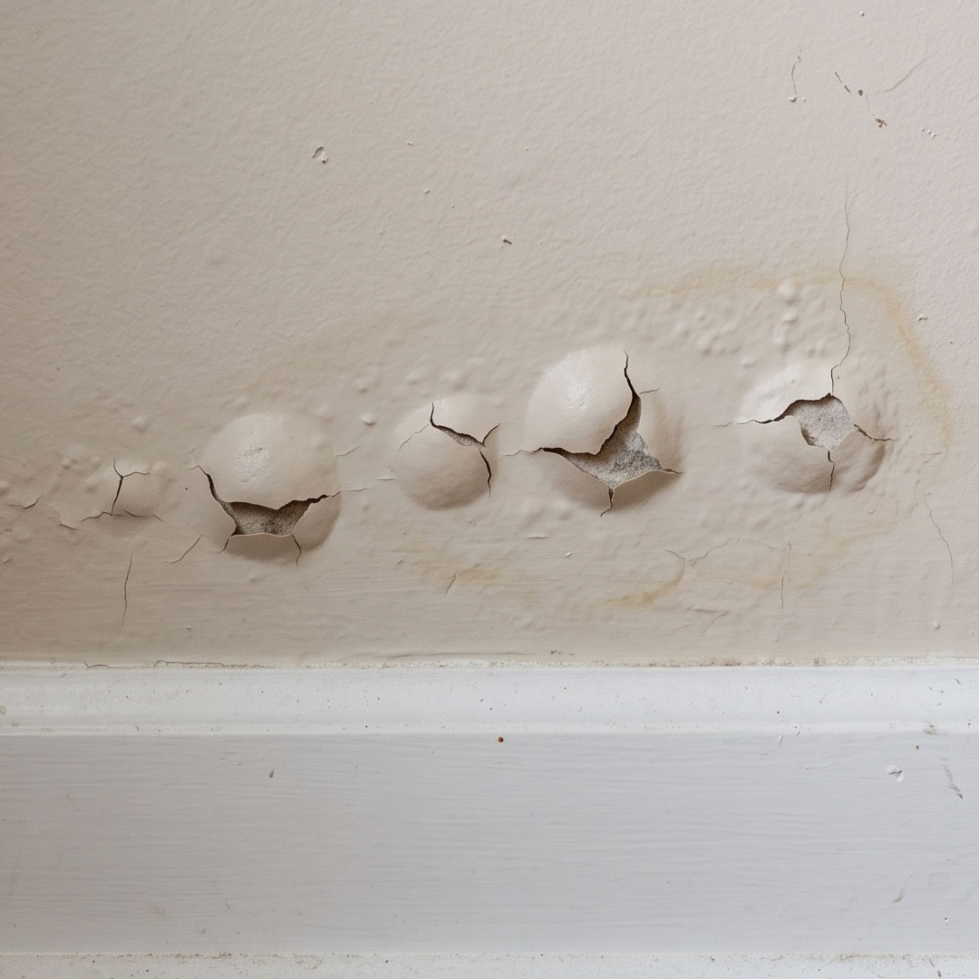 Sagging Drywall or Bubbling Paint