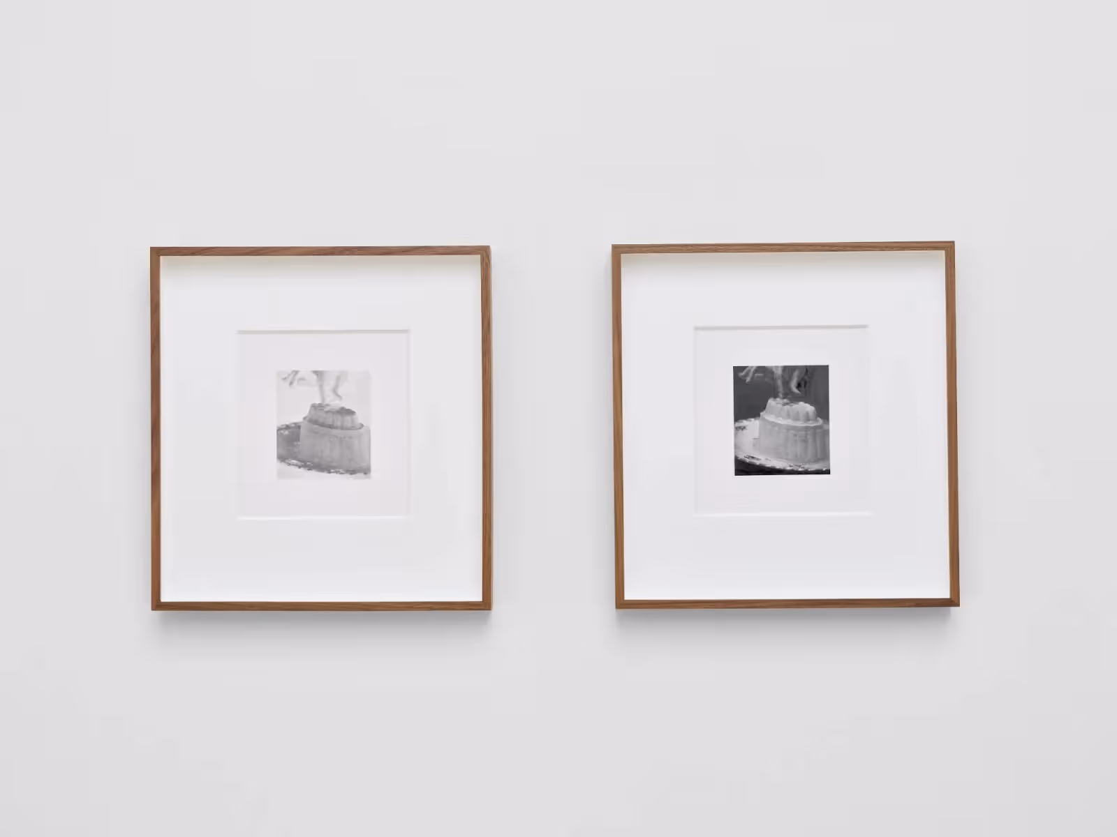 Two artworks on a wall