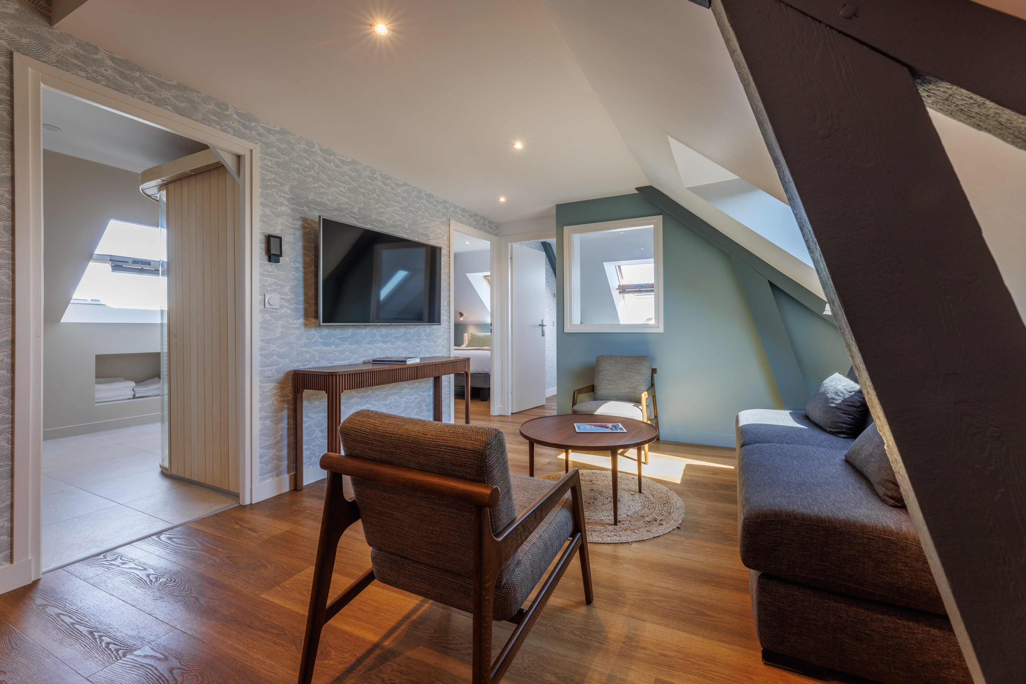 Suite sauna vue mer