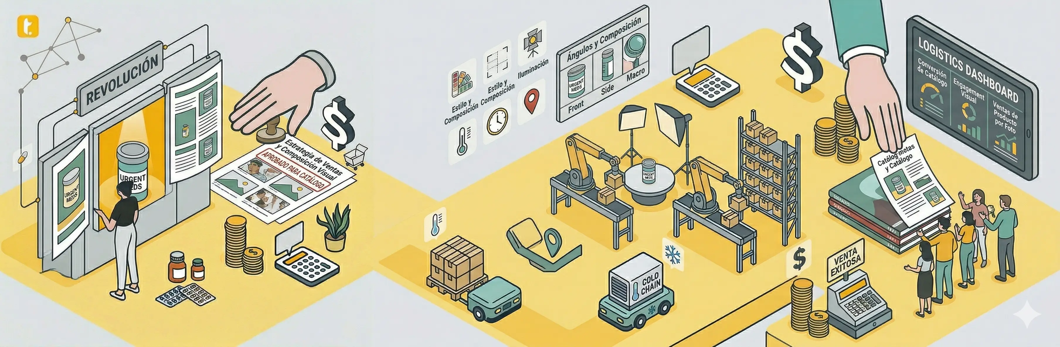 Usuario de Treinta llevando su inventario con un sistema