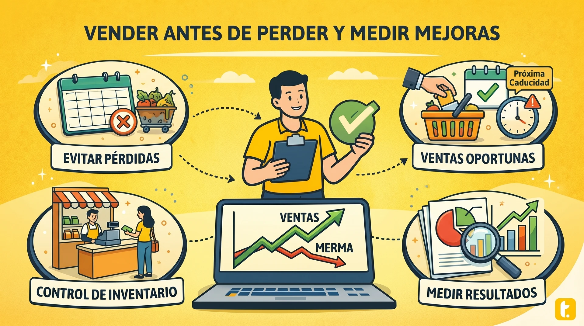 Productos con fecha de caducidad próxima, transformados en oportunidades comerciales efectivas y rentables.