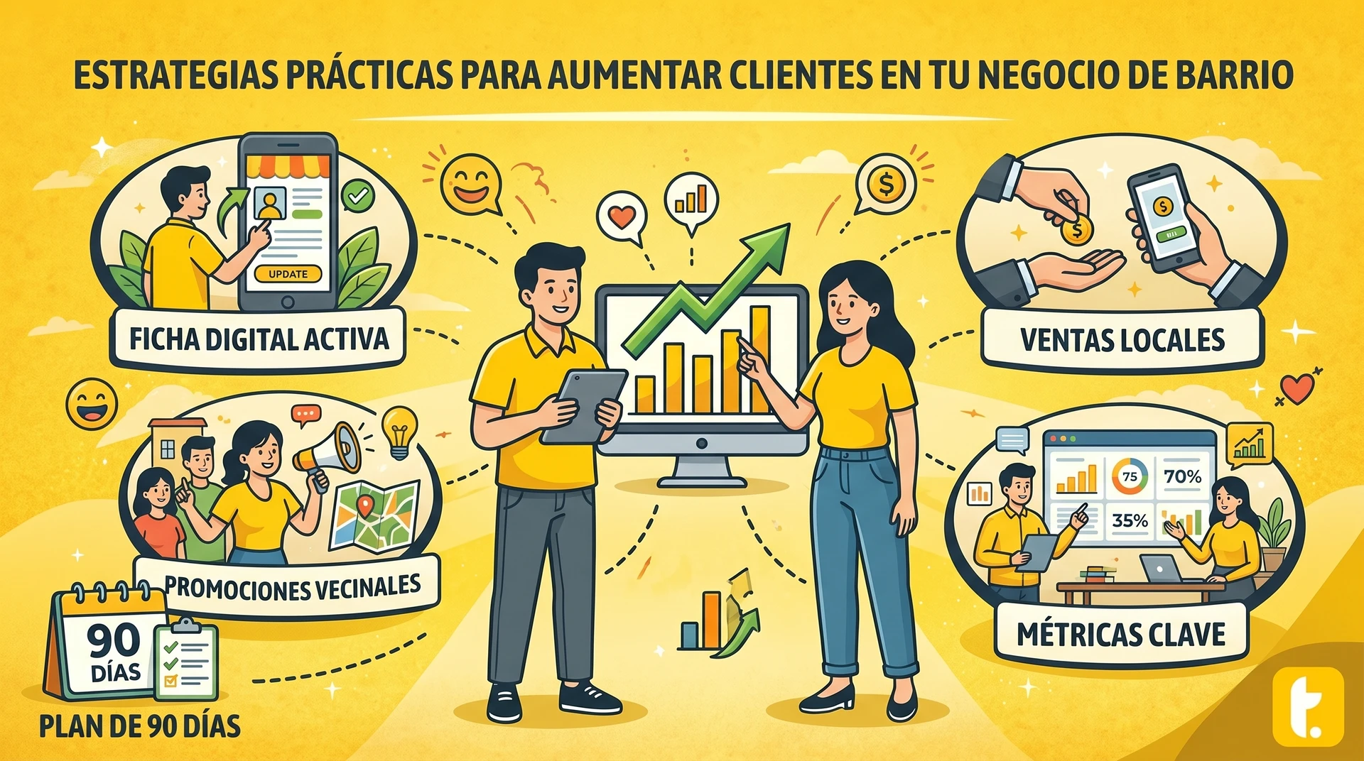 Estrategias efectivas para atraer más clientes a tu negocio local y aumentar las ventas.