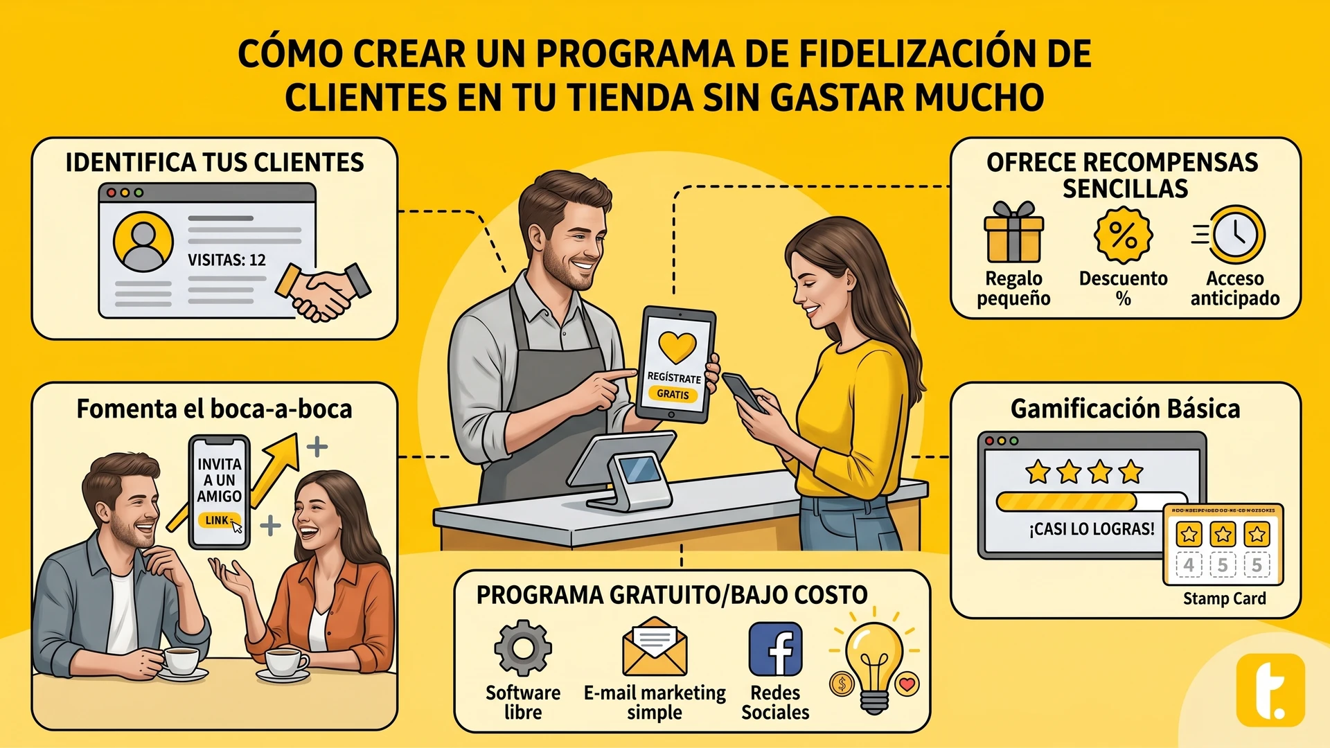 Usuario de Treinta llevando su inventario con un sistema