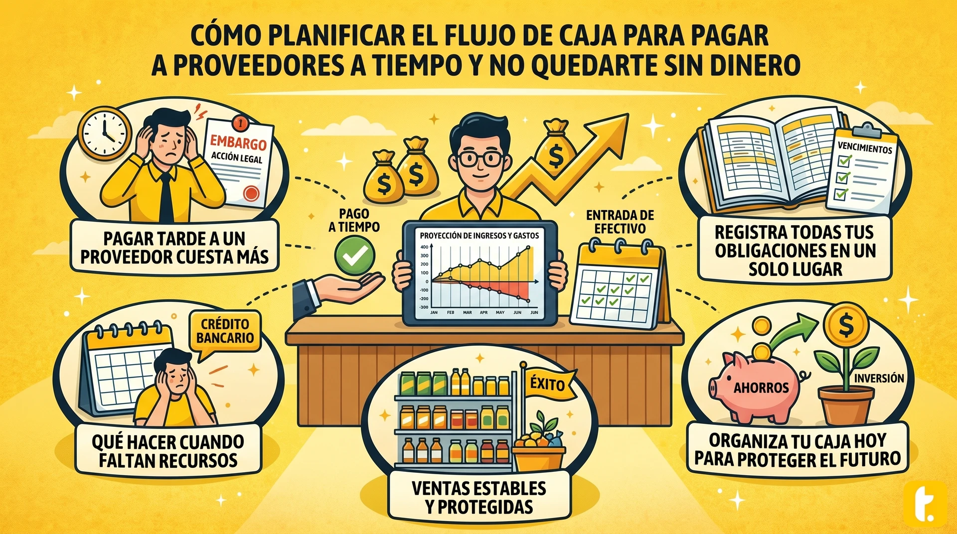 Usuario de Treinta llevando su inventario con un sistema