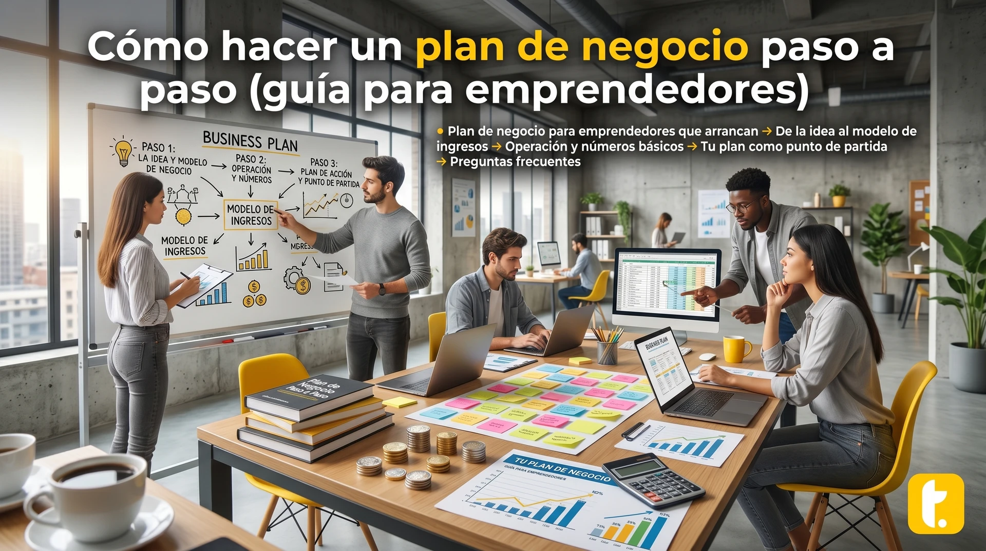 Portada del artículo sobre cómo elaborar un plan de negocio efectivo para emprendedores.