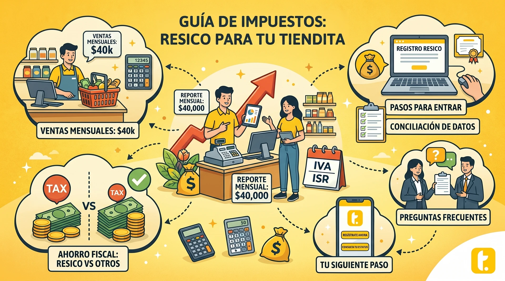 Usuario de Treinta llevando su inventario con un sistema