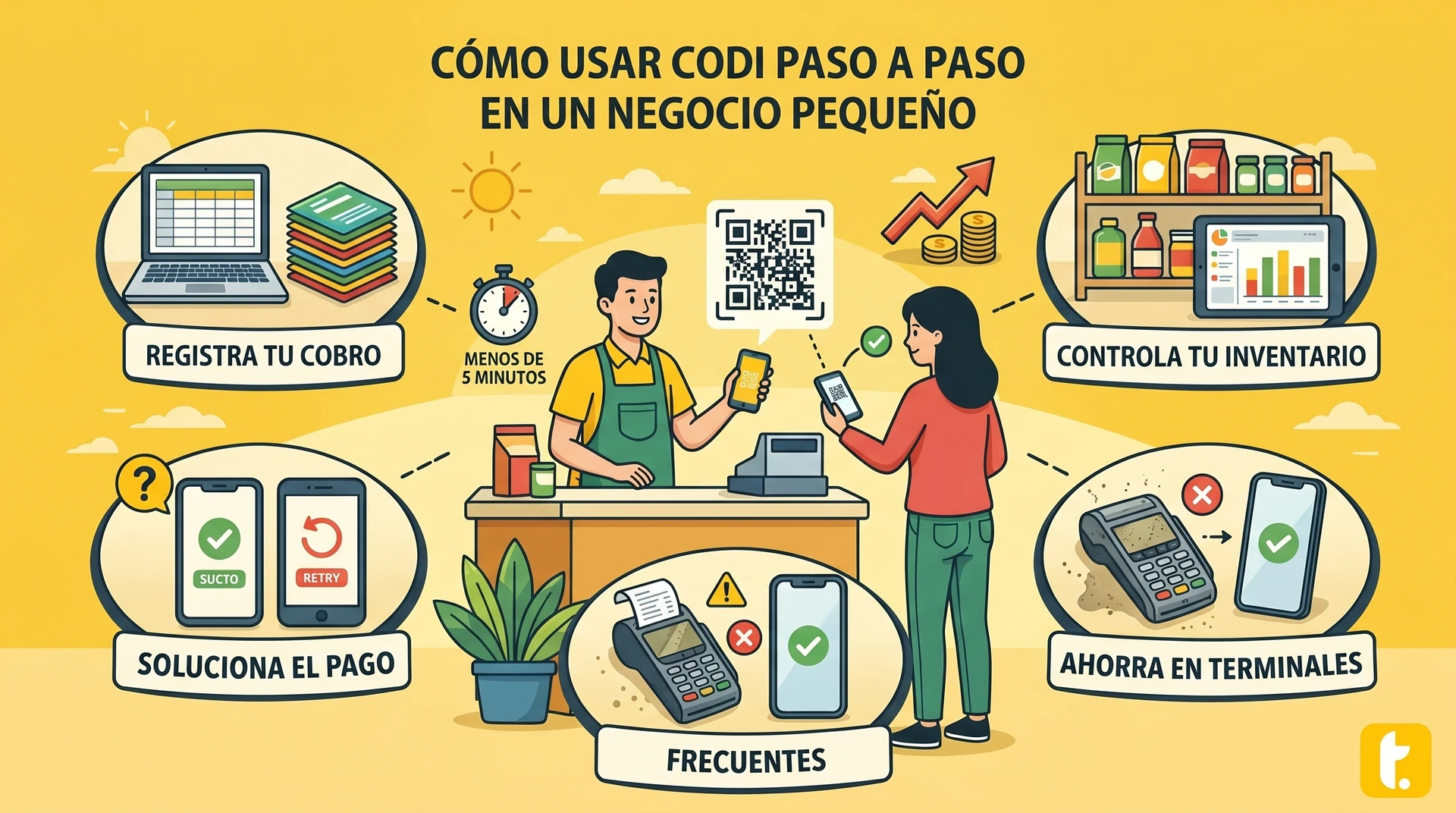 Usuario de Treinta llevando su inventario con un sistema