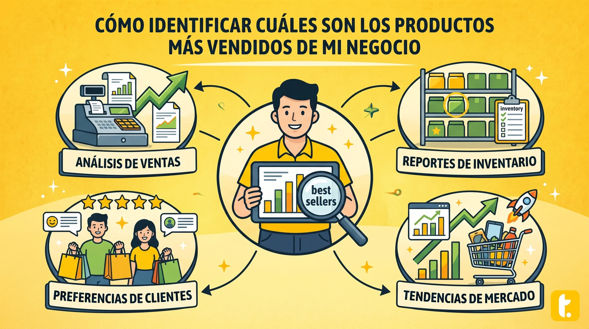 Usuario de Treinta llevando su inventario con un sistema