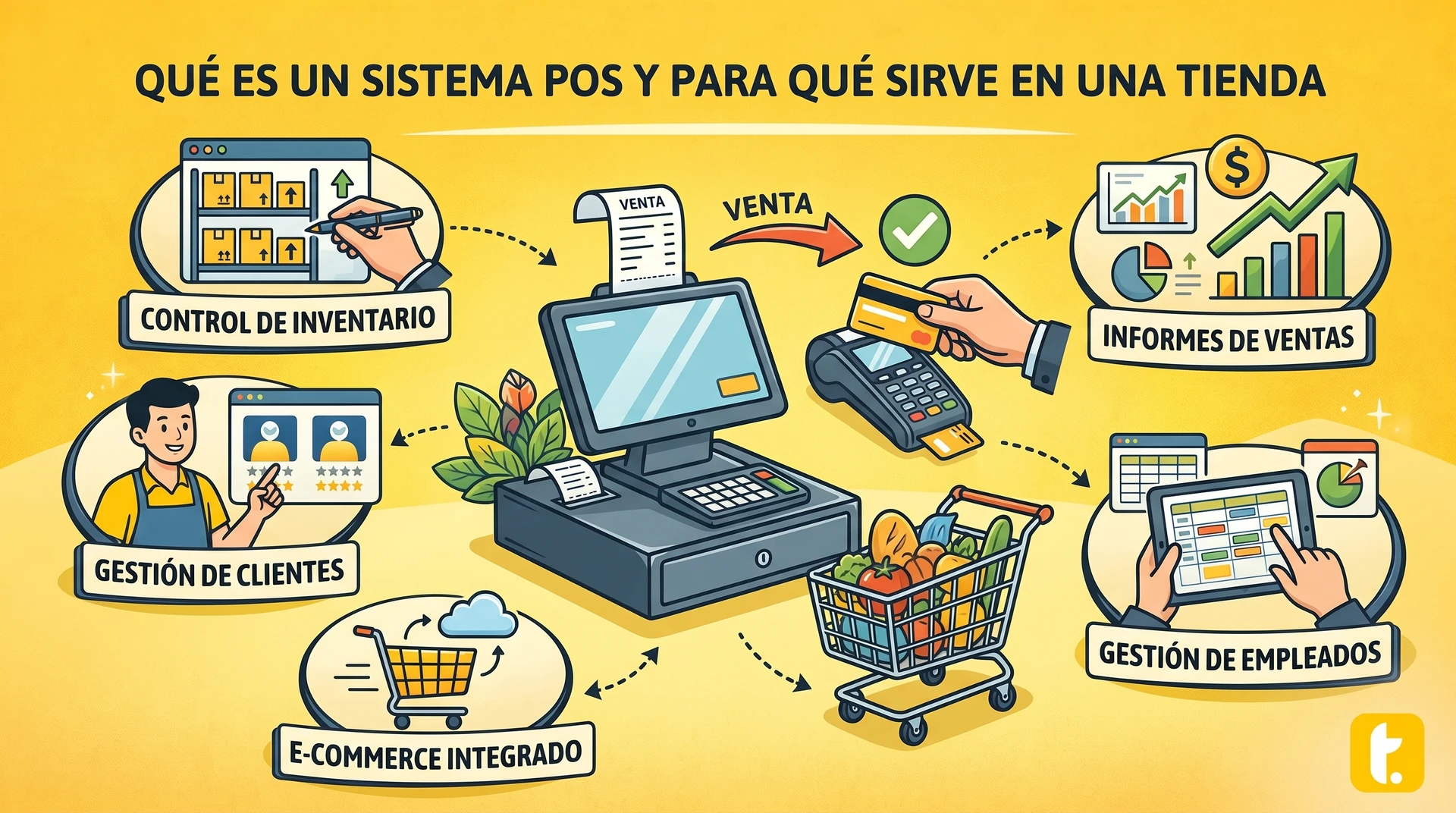 Usuario de Treinta llevando su inventario con un sistema
