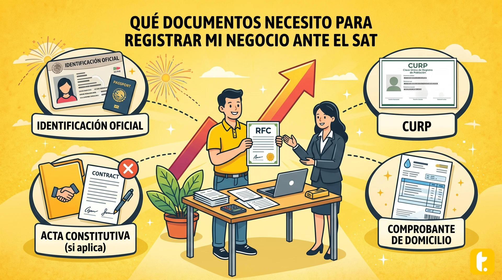 Usuario de Treinta llevando su inventario con un sistema