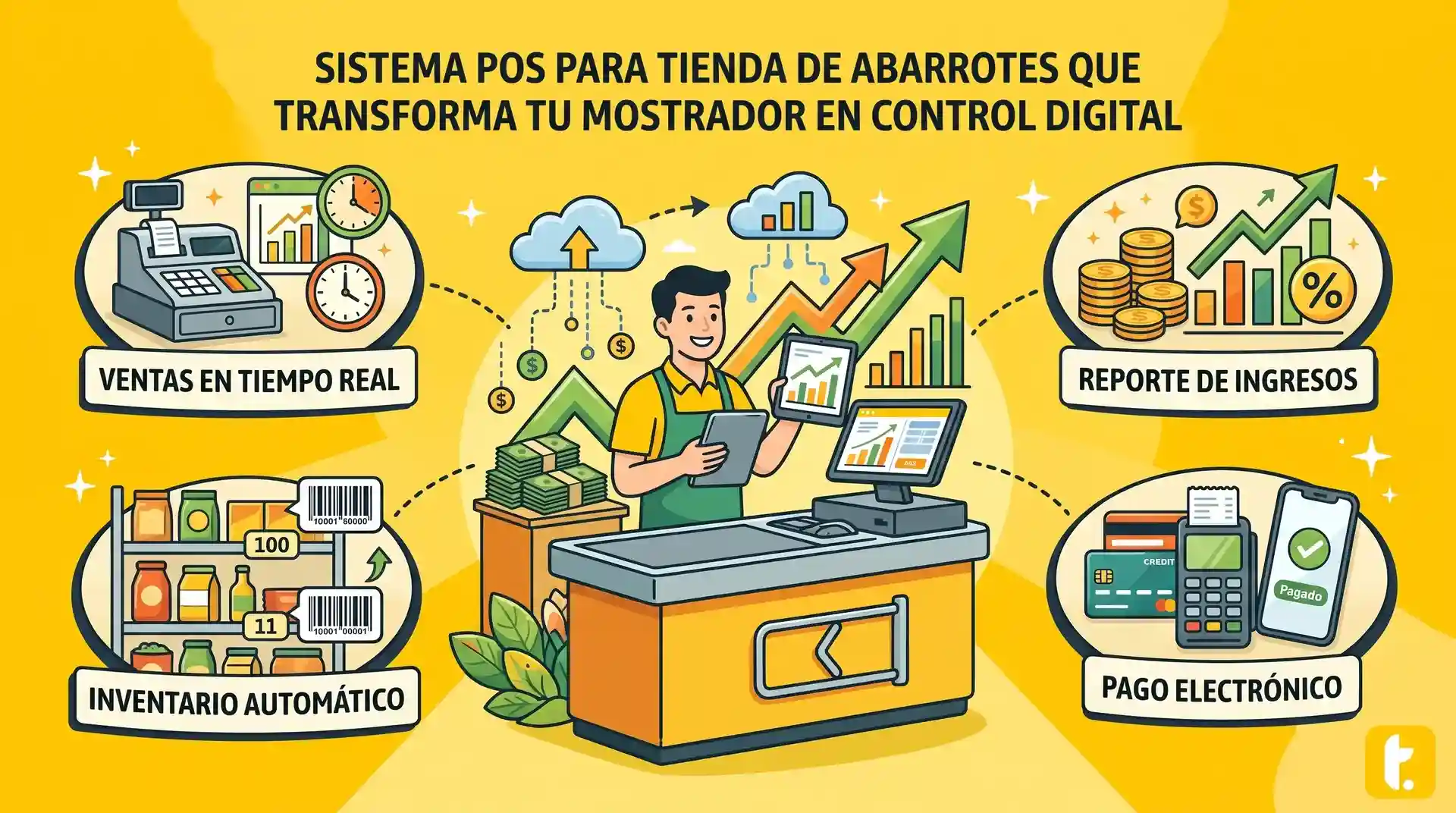 Usuario de Treinta llevando su inventario con un sistema