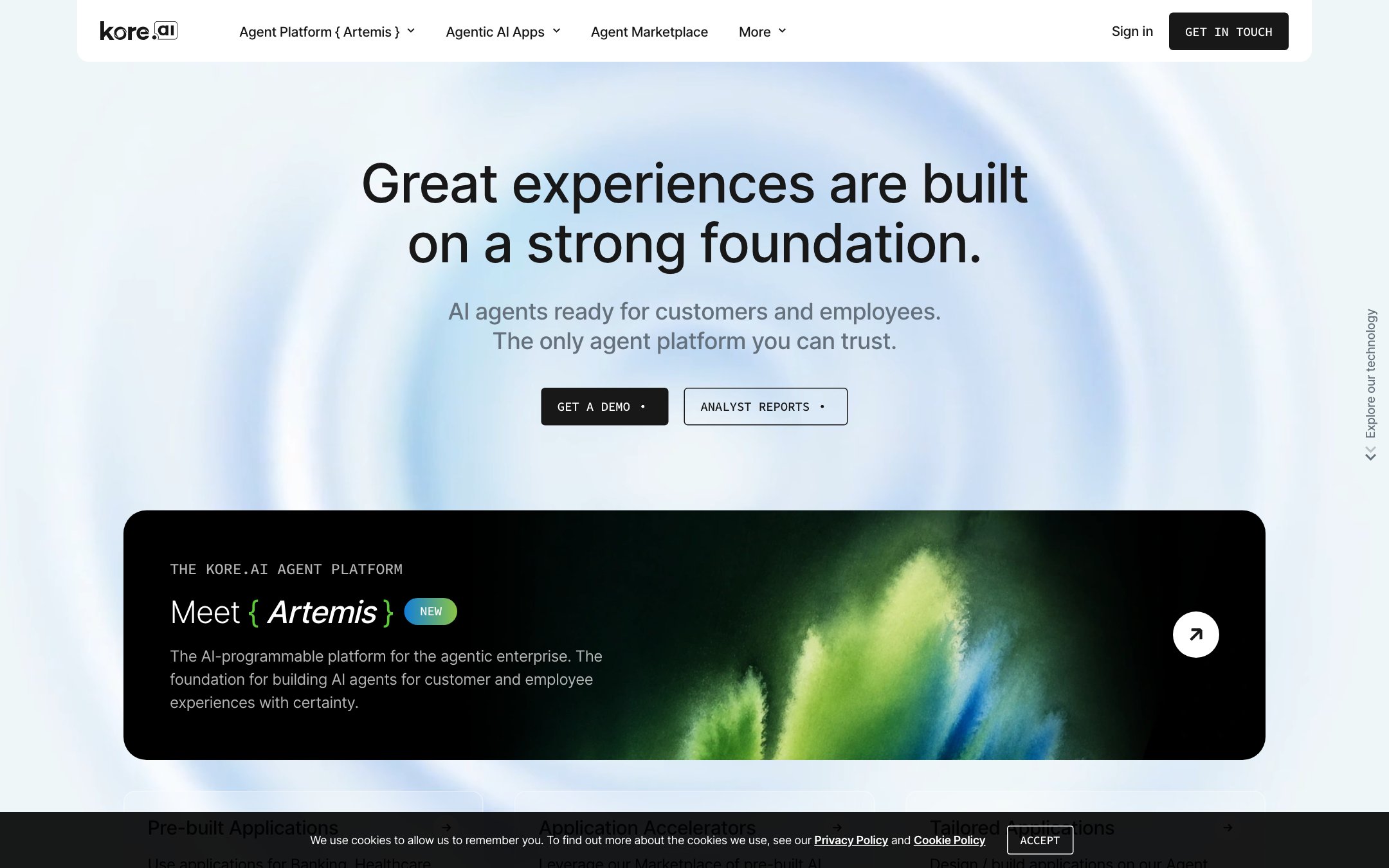 Kore.ai enterprise conversational AI platform
