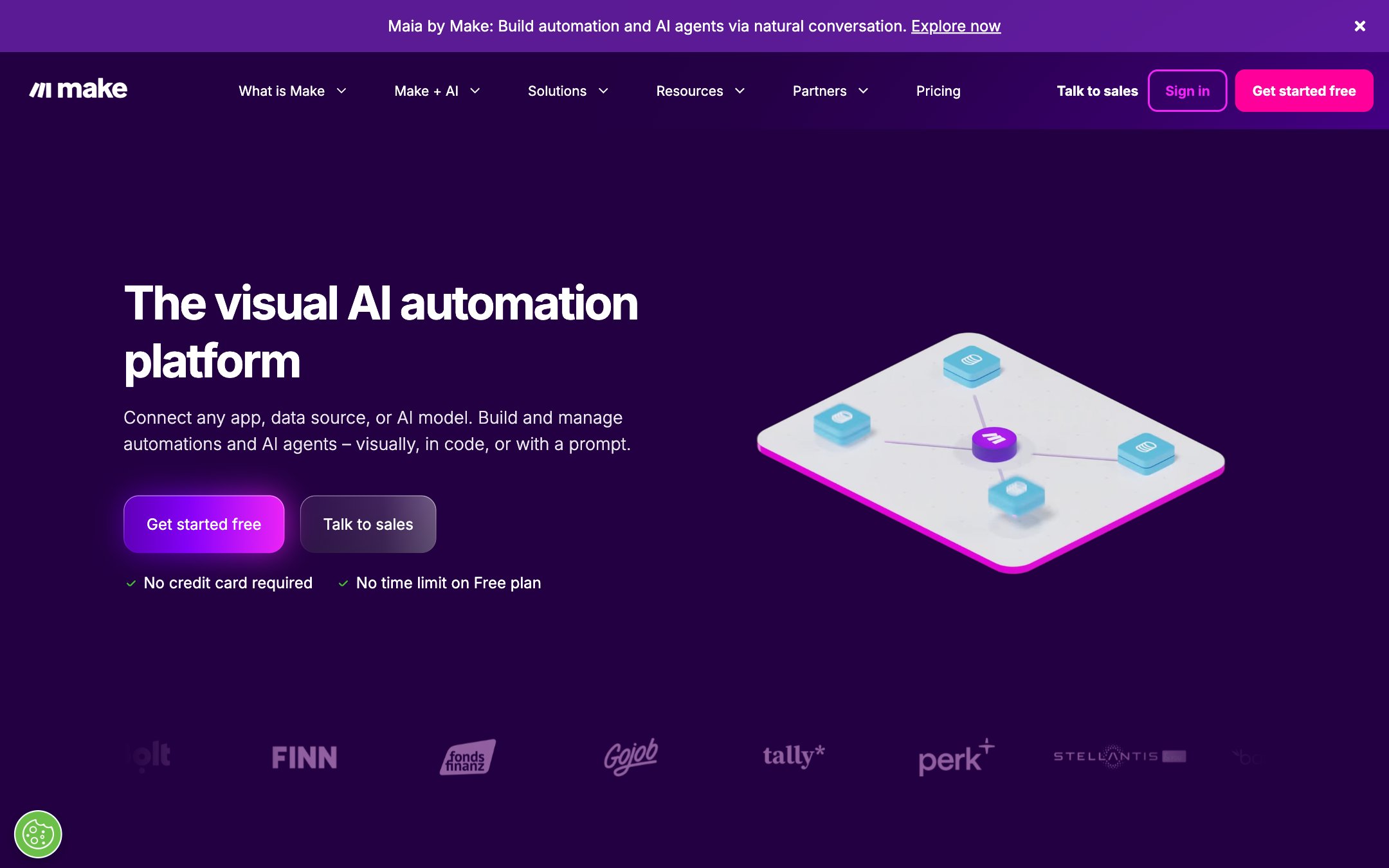 Make visual automation scenario canvas