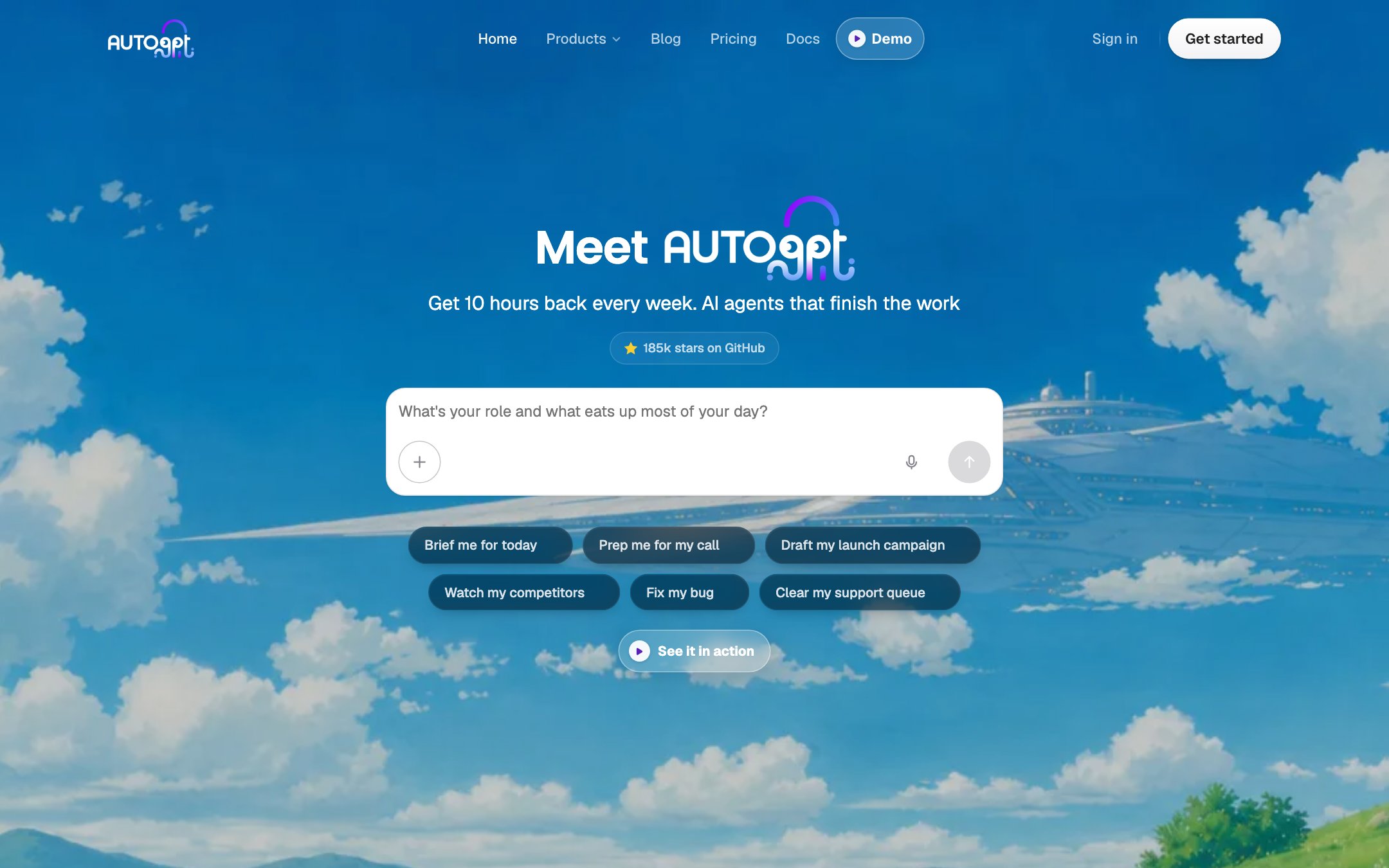 AutoGPT open-source agent platform