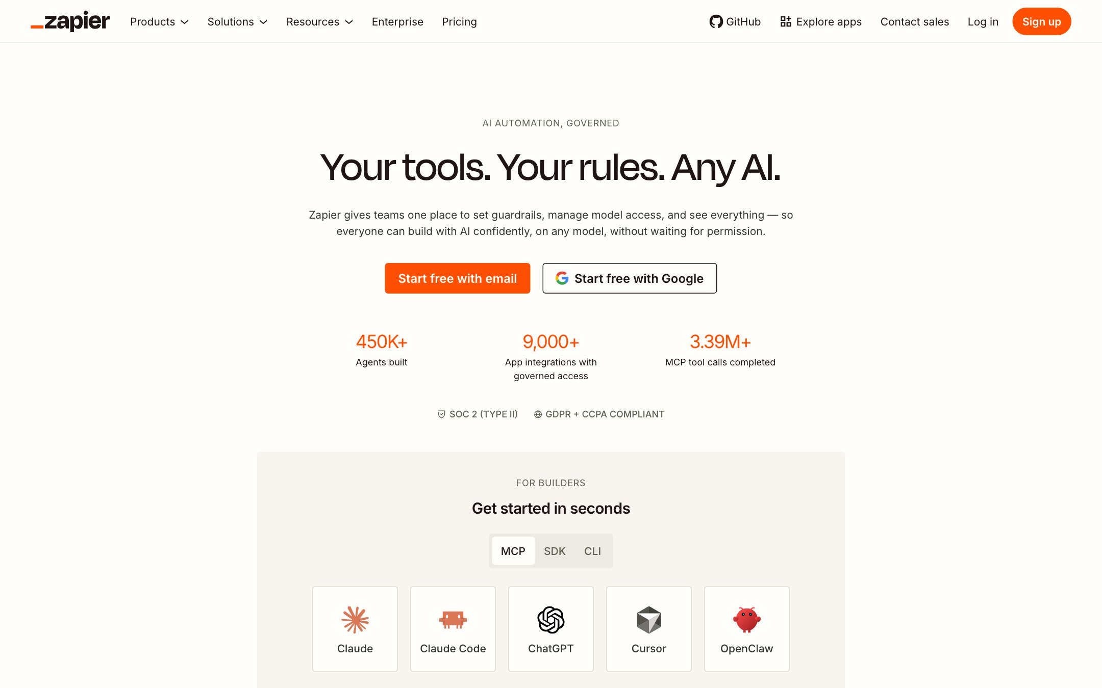 Zapier AI automation with agents across connected apps