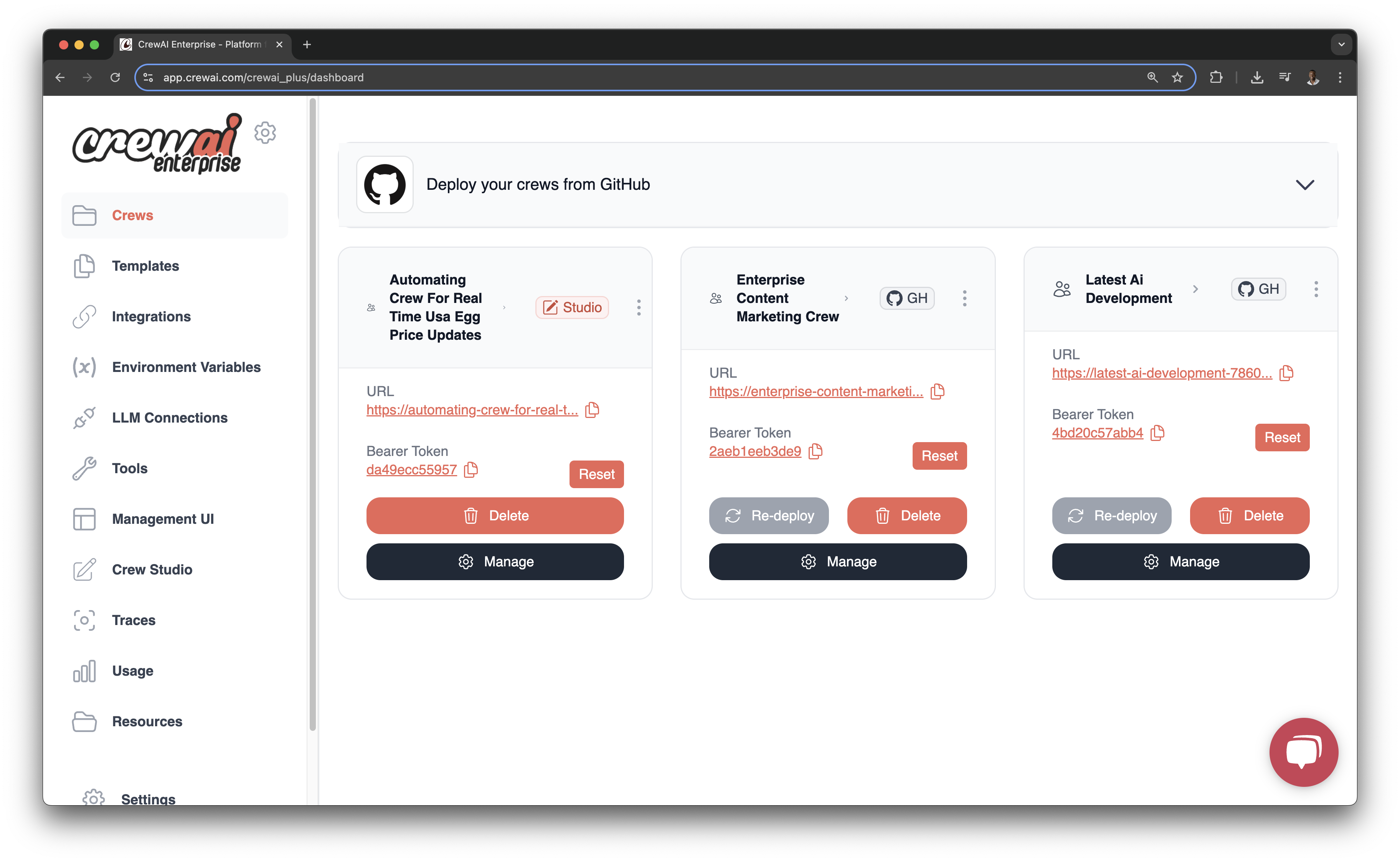 CrewAI's enterprise agent platform