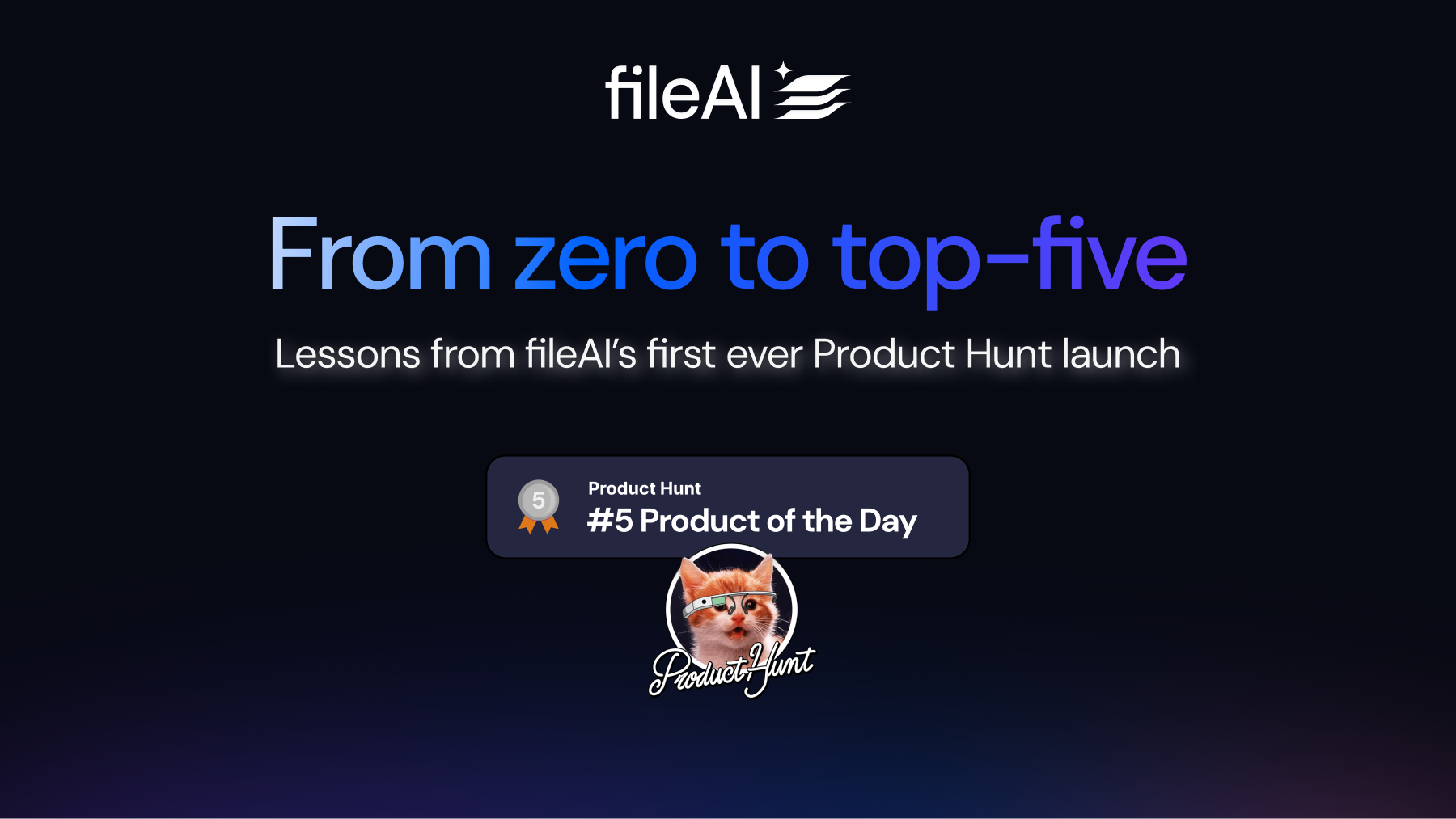 From zero to top-five: lessons from fileAI’s first ever Product Hunt launch