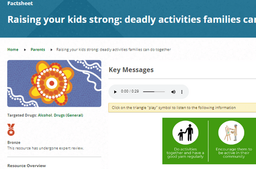 Screenshot of the resource