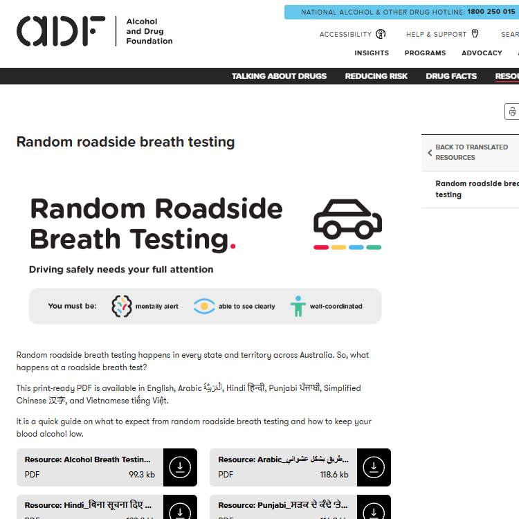 Screenshot of the resource