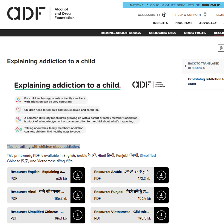 Screenshot of the resource