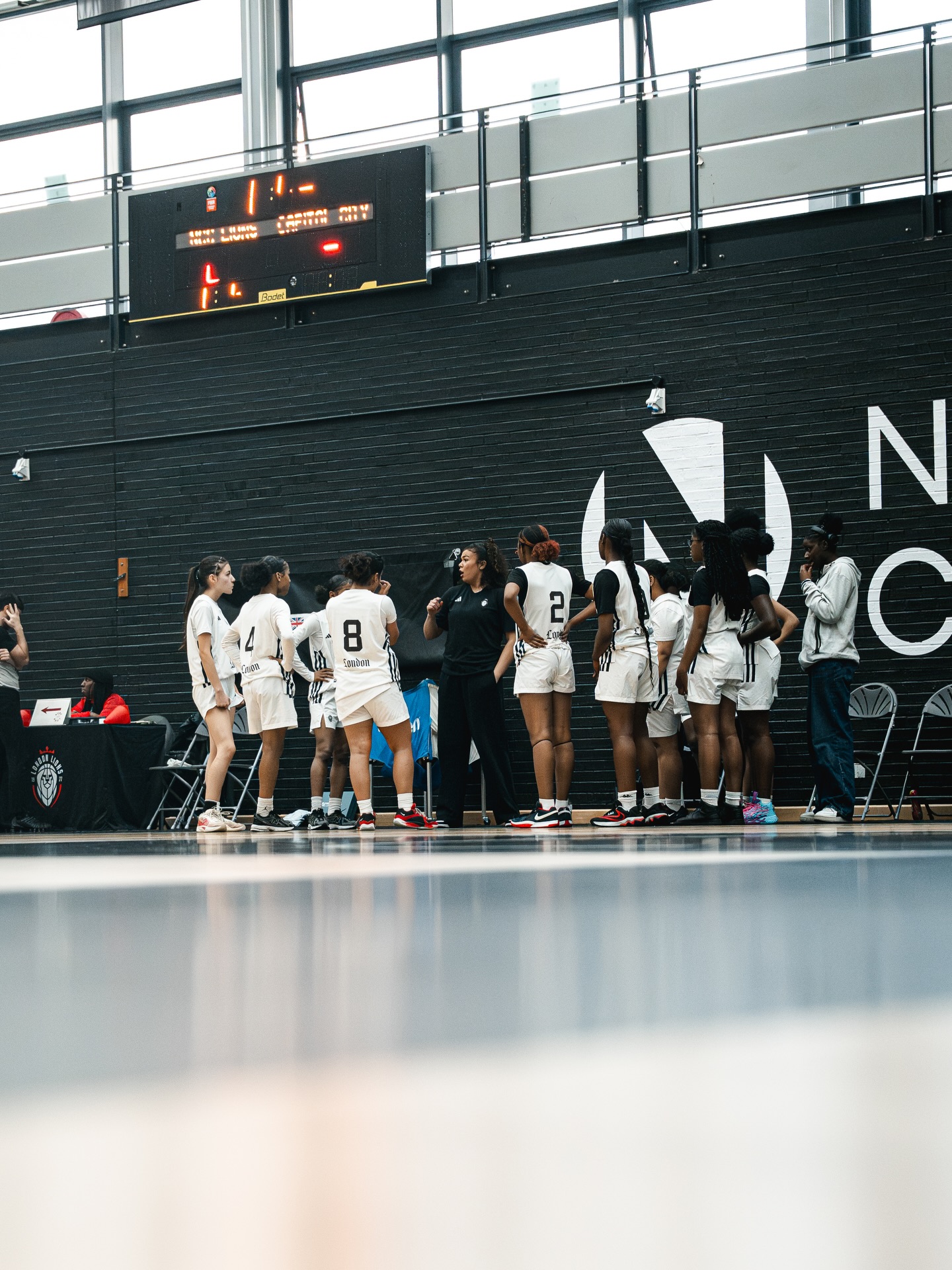 London Lions Women's Academy players at New City College