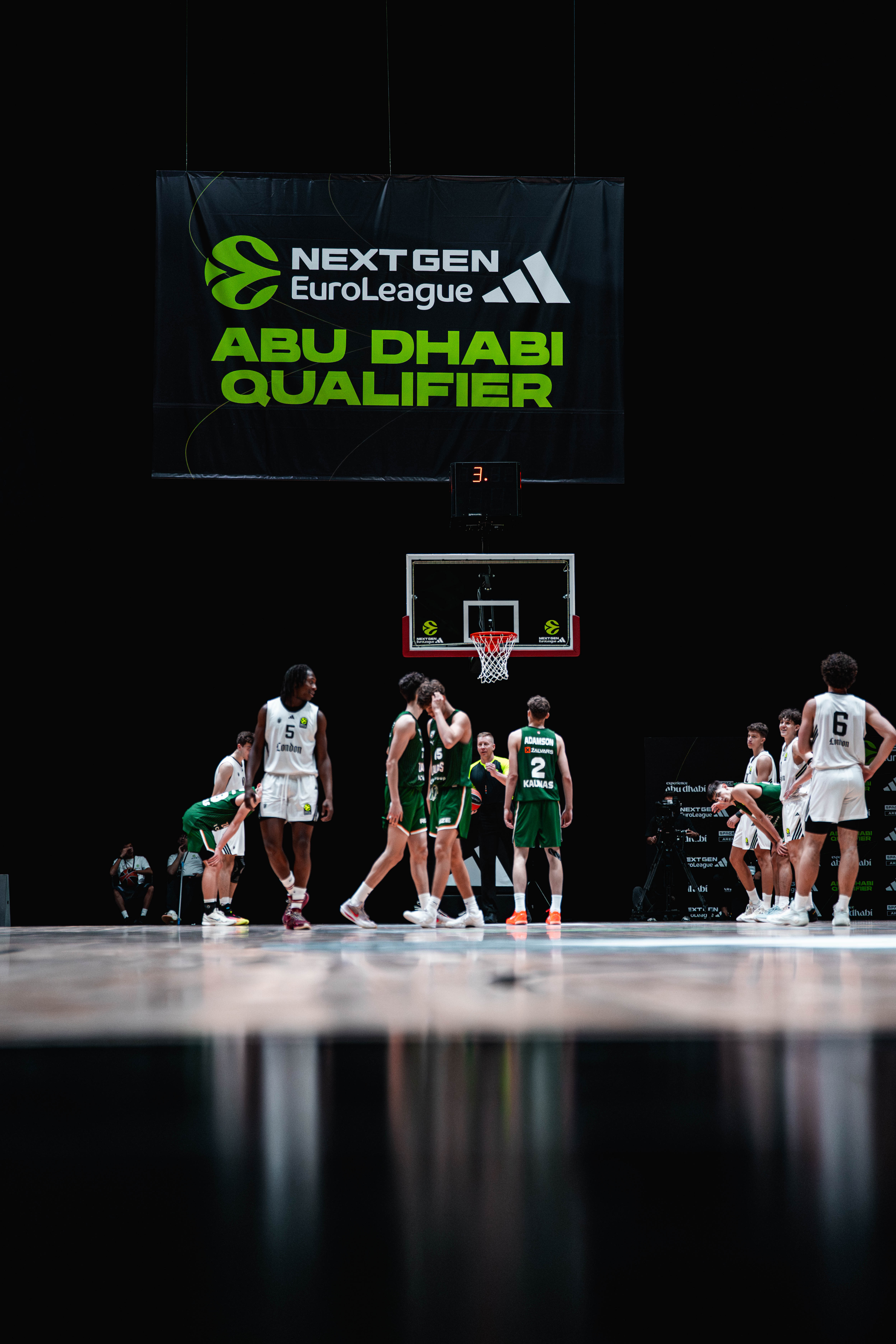 London Lions NextGen on the arena jumbotron