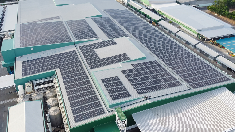 Factory rooftop solar