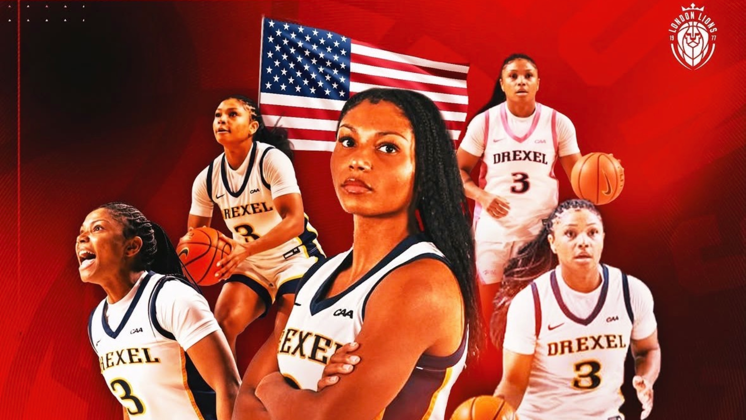 LONDON LIONS SIGN AMERICAN GUARD AMARIS BAKER