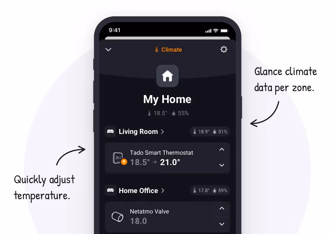 Homey introducerar Climate Controls