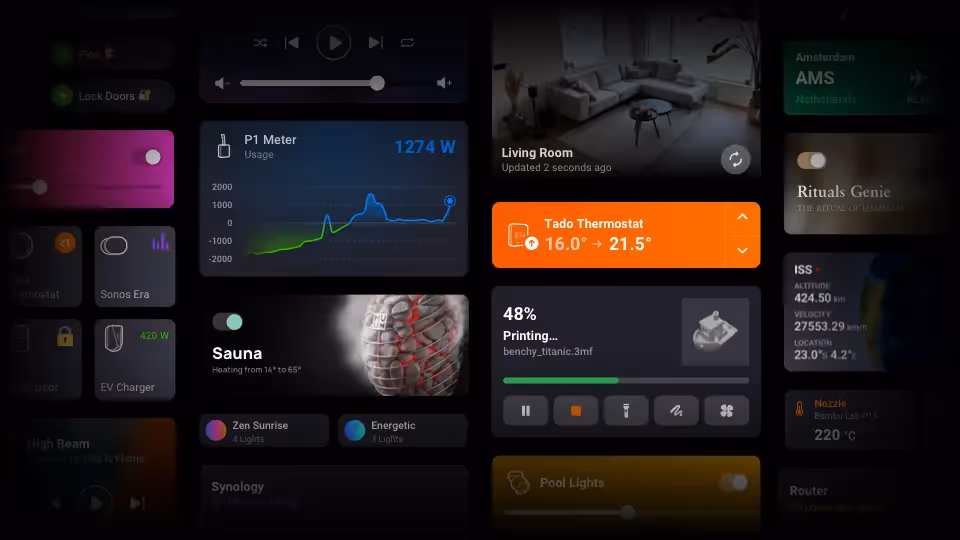 På onsdag släpps Homey Dashboards