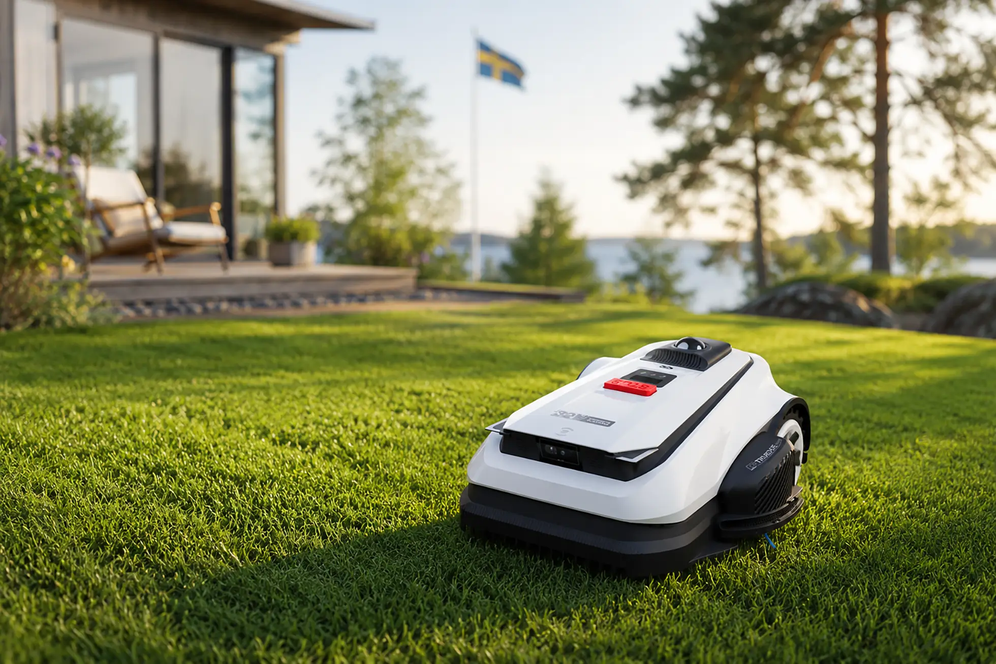 En av fyra svenskar vill låta en robot sköta gräsklippningen