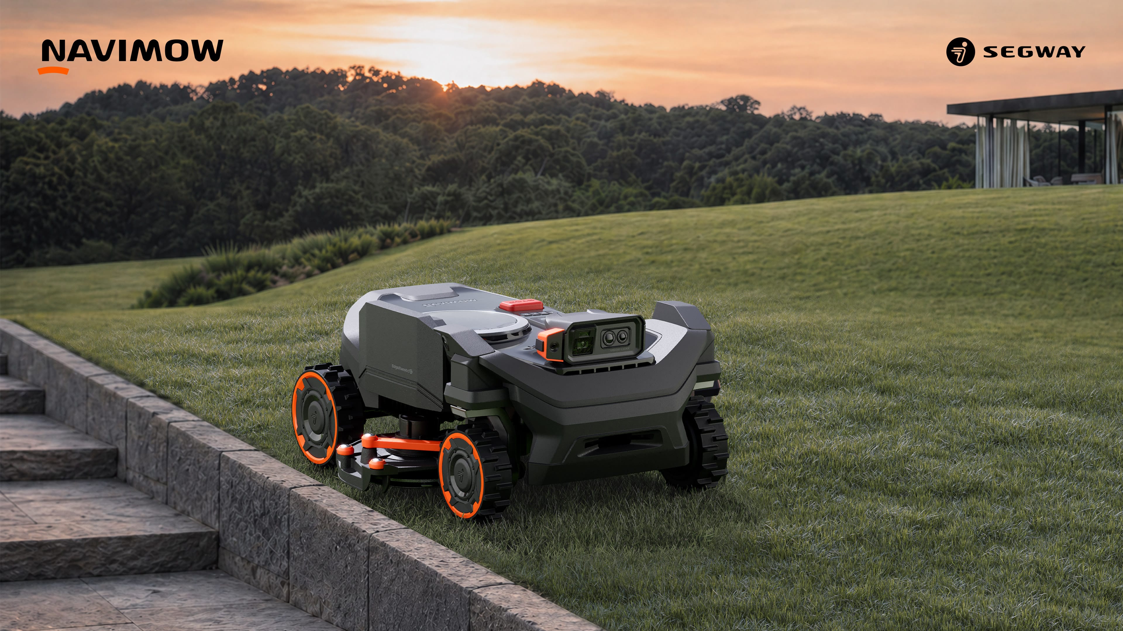 Nya Navimow H5 Pro klipper ända ut till gräsmattans kant