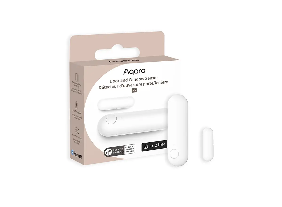 Aqara Door and Window Sensor P2 – dörr- och fönstersensor i förpackningen