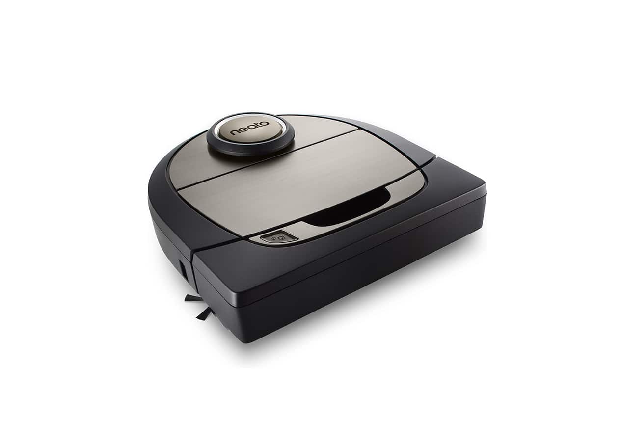 Neato Botvac D7 Connected – robotdammsugare mot vit bakgrund