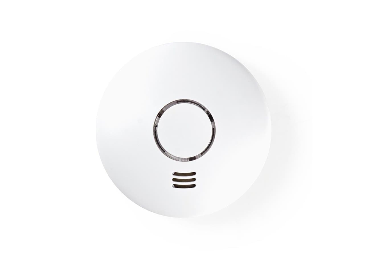 Nedis WiFi Smart Smoke Detector – smart brandvarnare mot vit bakgrund