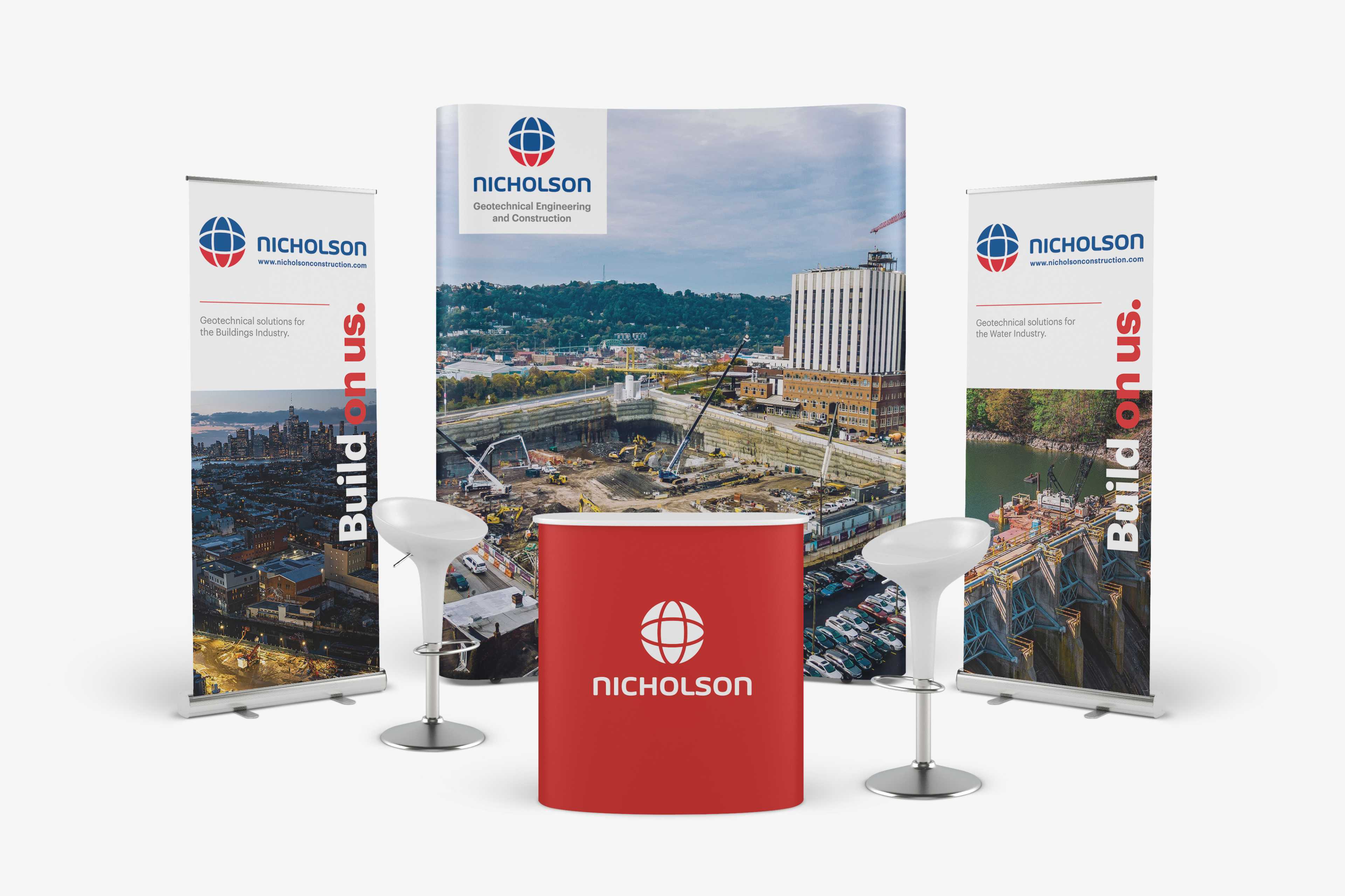 Presenting a strong brand presence across markets, for trades shows around the country.